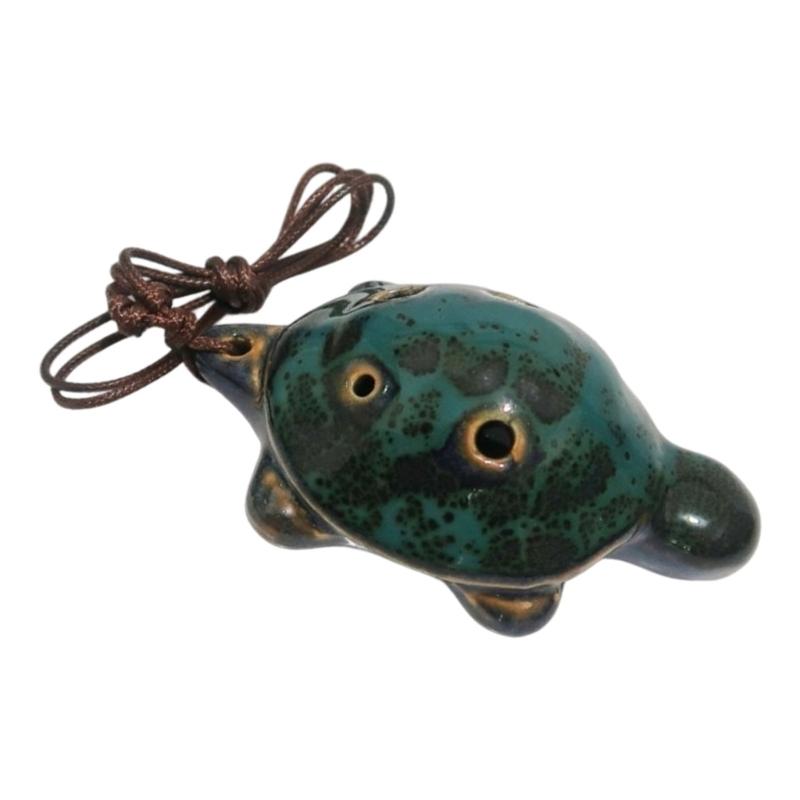 Elegant 6 Hole Musical Instrument C Key Handmade Ceramic Ocarina For Beginner & Professional Performers With Great Tone