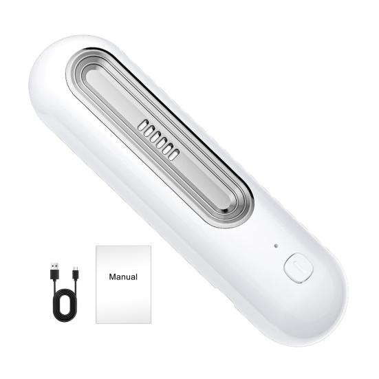 Rechargeable Refrigerator Deodorizer with Dual Modes Portable Air Purifier for Odor Removal in серебряный