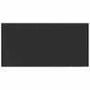 Garden Dining Table Black 200 x 100 x 74 cm Steel and Tempered Glass