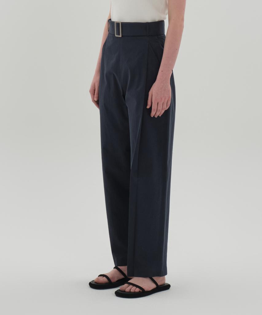 JUN BY JUN K Belted Round Pants_Navy