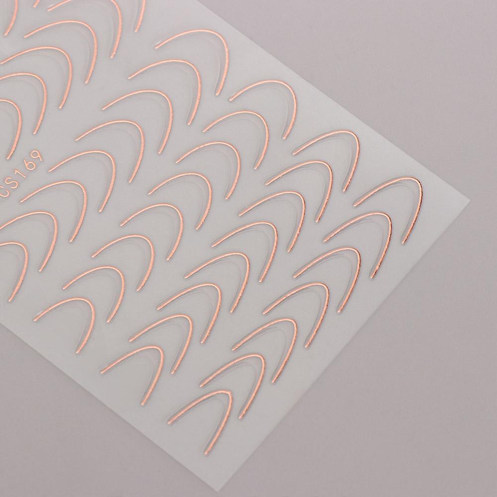 Style Nails Art Sliders Manicure 3D Lines Nail Sticker Stripe Nails Decals Nail Art Decoration