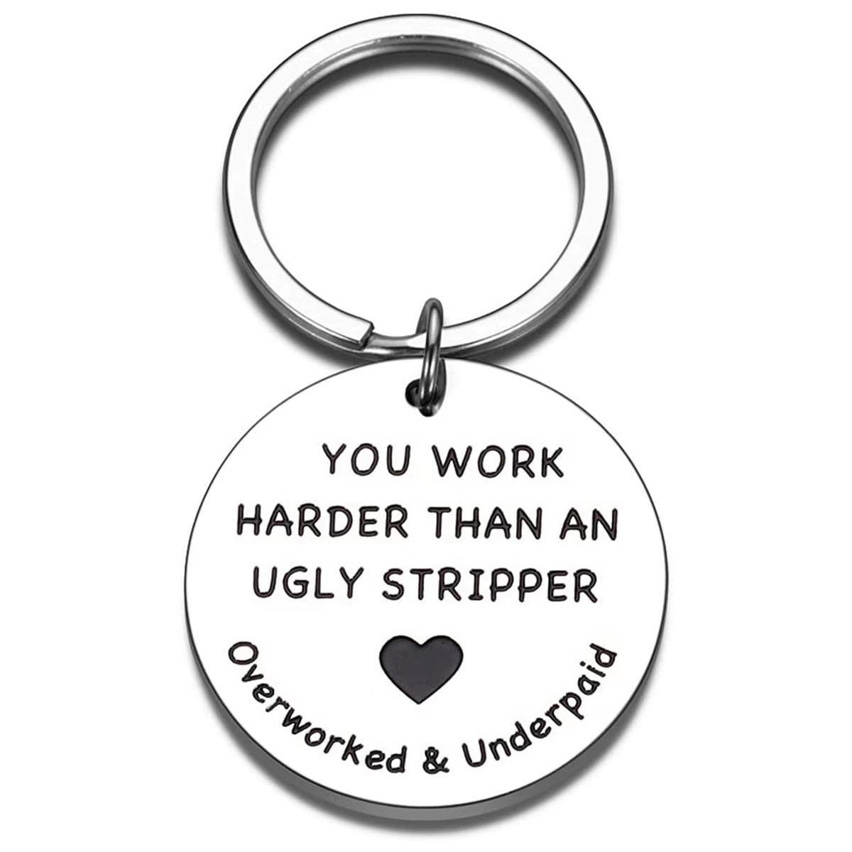 

Stainless Steel Keychain Pet Key Gift For Family Friends Holiday Gift Party Gift Stainless Steel Keychain for Backpack Bag Pendant 3*3CM
