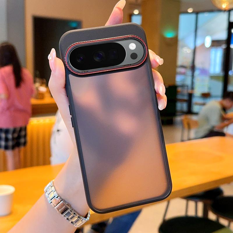 Магнитный Матовый Полупрозрачный Защитный Чехол для Телефона Google Pixel 10 Pro XL Google 10 чёрный
