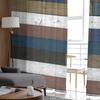 Wood Grain Color Sheer Curtains Tulle for Living Room Bedroom Kitchen Voile Drapes Home Decoration Window Treatment