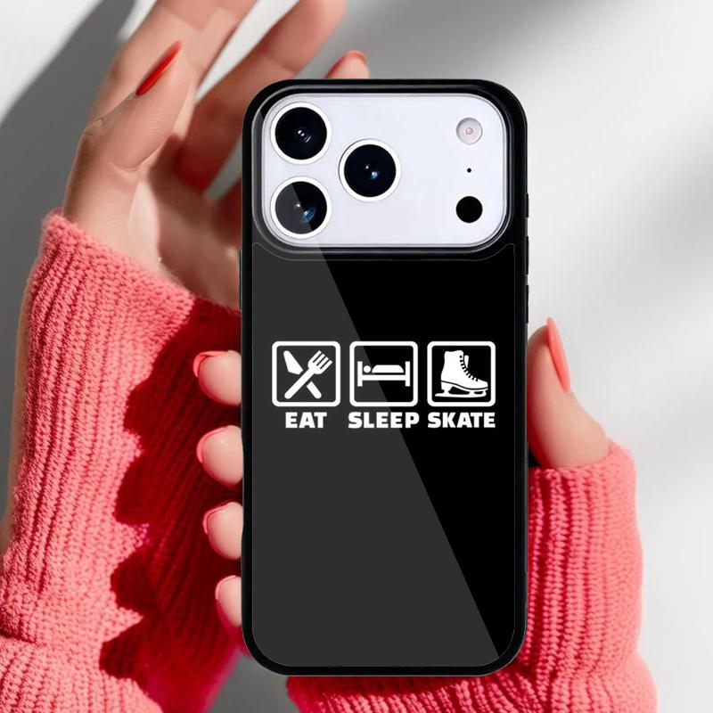 Eat sleep play Handball quotes Phone Case for iPhone 17 16 15 14 13 Pro Max Back Cover for 12 11 Pro Coque