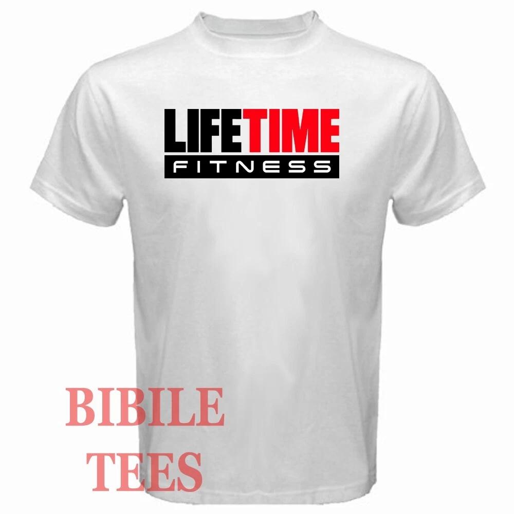Lifetime Fitness Gym Men s White Size S to 5XL S