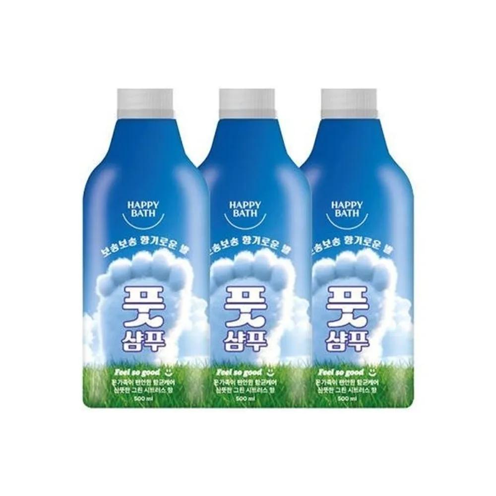 Foot Care HAPPY BATH Feel So Good Foot Shampoo Refill 500ml 3 Packs