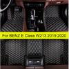 Car Floor Mats Fit For Mercedes Benz E Class W213 2017 2018       Auto Leather Carpet Pads Coche Matts