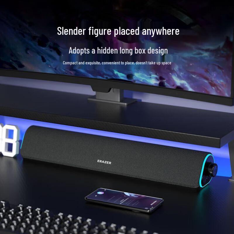Lenovo W05 Desktop Speaker - Bluetooth & USB Wired, HiFi Audio CN plug (adapter included)