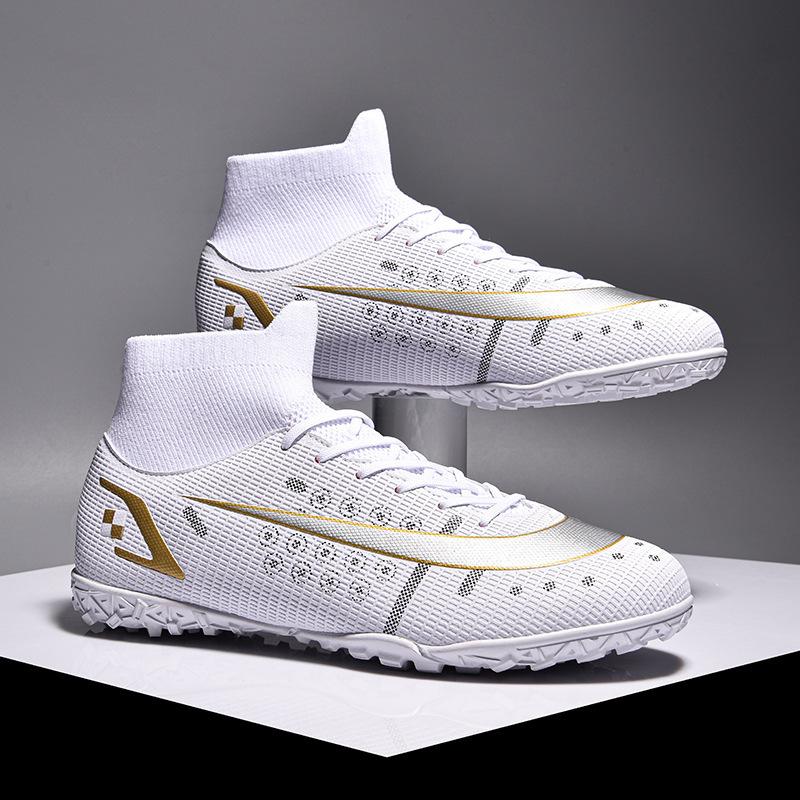 Neue High-Top-Fußballschuhe lange Stollen abgebrochene Stollen Wettkampf-Trainingsschuhe Fußball Fußballschuhe Herren