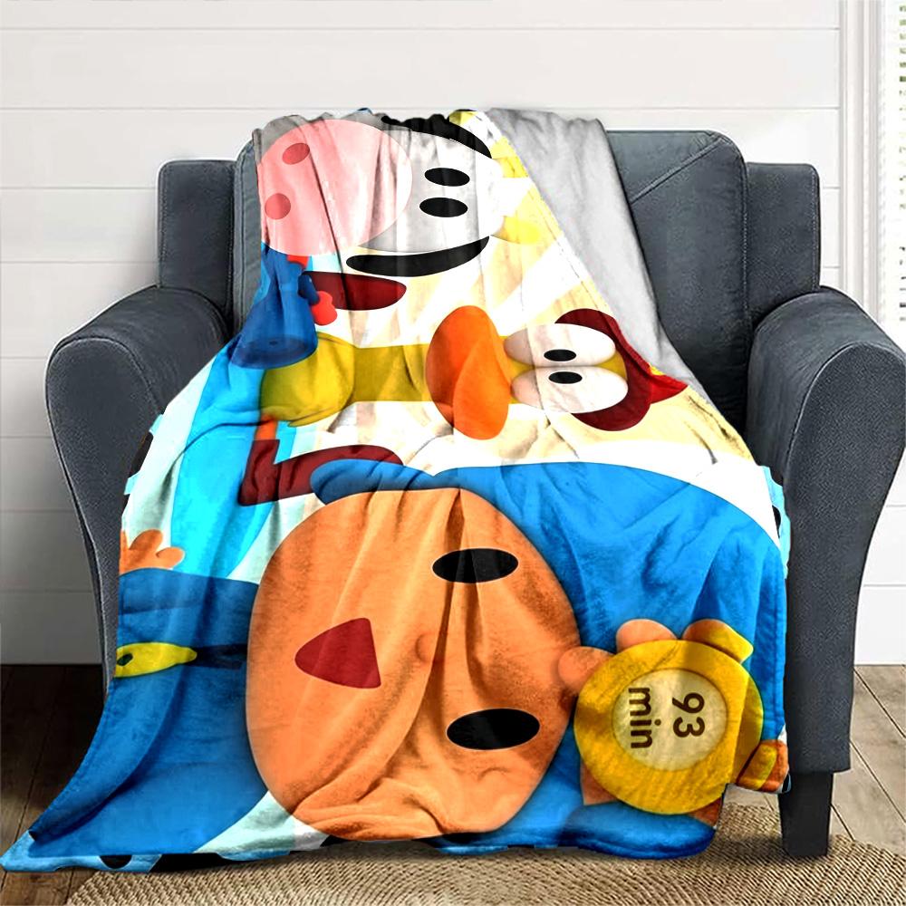 Pocoyo Personalized Name Blanket Throw Customizable Blanket Warmthful Decor Throw For Livingroom Bedding Sofa Office Chair for All Occasions