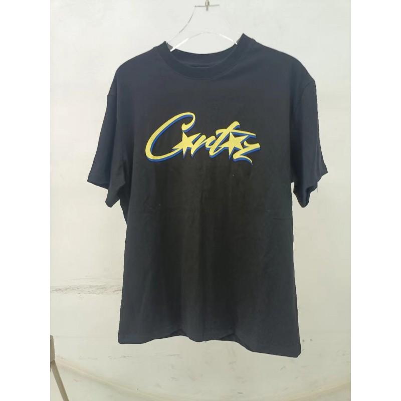 Devils Island Letter Print T-Shirt Men Women Loose Fit Casual Streetwear Short Sleeve Tee