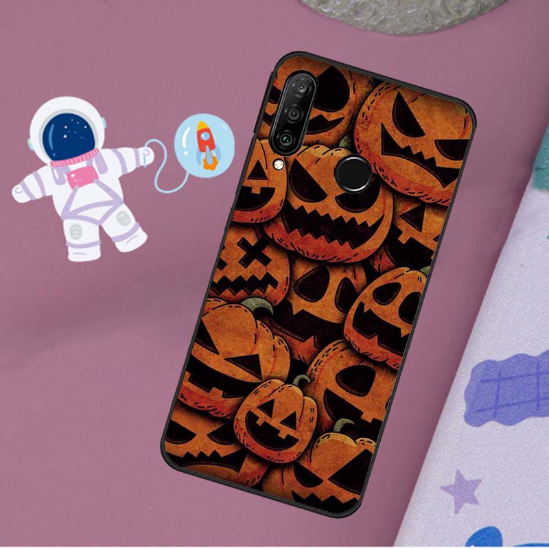 Halloween Pumpkin Ghost Mummy For Huawei Nova 11i 7i 8i 12i 12s Y73 Y70 Y90 Y60 Y72 Y61 Y91 9 10 SE P40 Lite P30 Pro Case