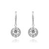 5504652 Una Sparkling Dance Hoop Drop Earrings