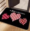 Love Heart Carpet Mat Rug Home Decoration Living Room Bedroom Modern Floor Decor Rugs Kitchen Mat Door Mat Home Welcome Mat
