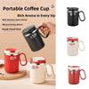 304 Stainless Steel Inner Insulation Coffee Cup Large Capacity Milk Tea Cup Thermal Mug  Milk