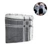 Palestine Man Scarf with Checkered Pattern Pray Turban for Men Windproof Scarf
