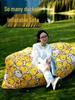 Inflatable Music Festival Sofa - Portable Outdoor Air Couch for Camping & Events