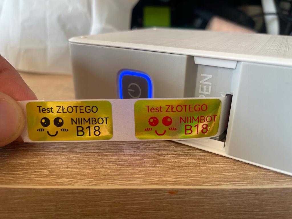 Niimbot Labels Stickers For B18 Golden Hologram