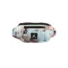 Basic Large Logo Sports Trend Polyester Waist Bag Medium Unisex Bags Fog-Blue DZ3758-085
