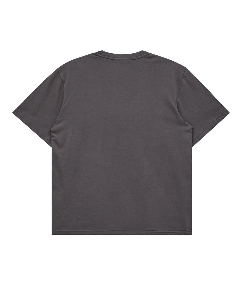 WAIKEI Lady And The Tramp_Printed Short Sleeve T-Shirt Charcoal