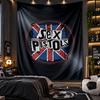 Wandbehang Tapisserie Sex Pistols Druck Stoff für Wohnzimmer Schlafzimmer Heimdekoration