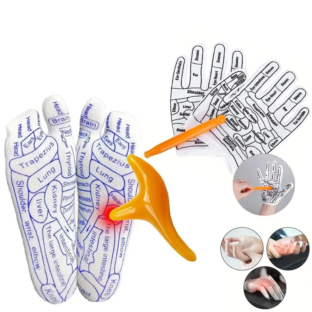 Acupoint Glove Foot Acupressure Sock Massaging Sock Massage Massager Reflexology Socks Foot Physiotherapy