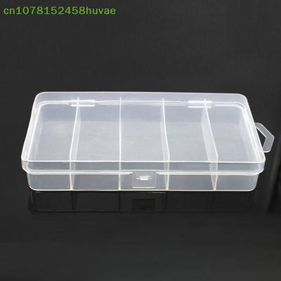 5 Compartments Fishing Tackle Box Storage Case for Fly Fishing Lures Spoons Hooks Bait Organizer Fishing Accessories Tools Case