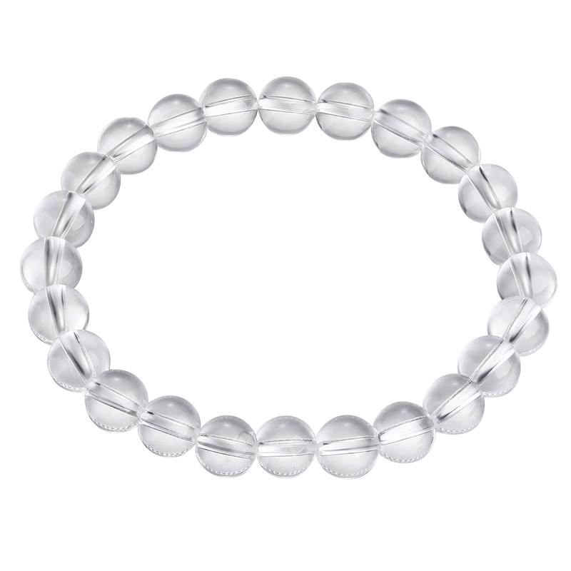 Shiyue Jewelry Collector s Grade Natural White Crystal Bracelet Gift Box Packaging + Appraisal Certificate