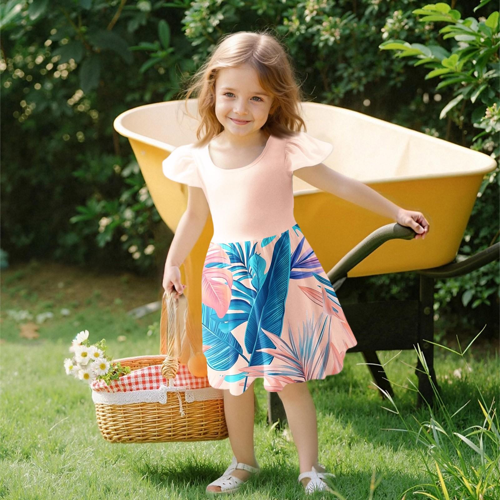 

Девочки Платье с рукавами для малышей Платья Повседневные платья для вечеринок и школ Одежда для девочек 150