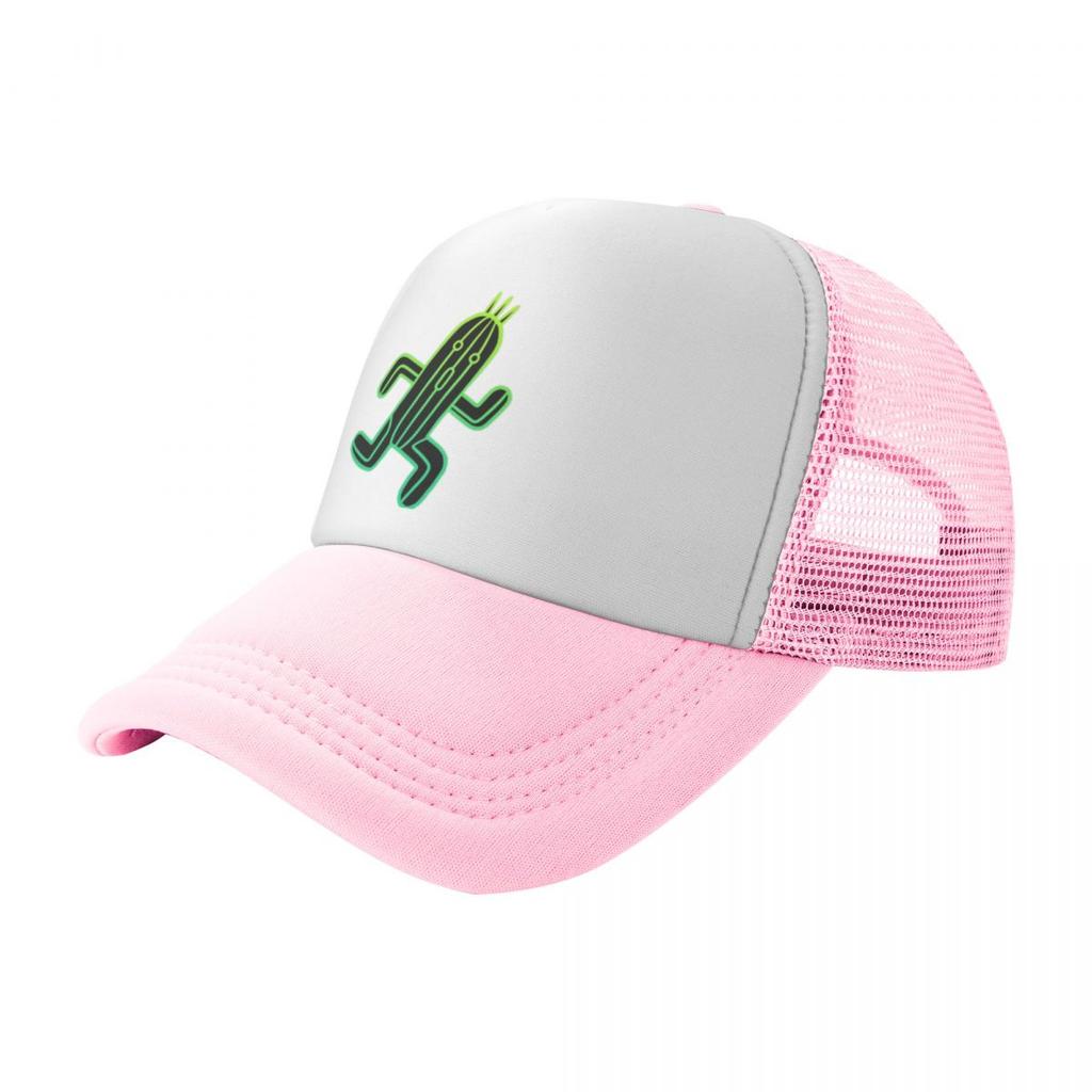 Cute Y2K Final Fantasy Cactus Custom Mesh Baseball Caps Men Camping Female Beach Sunscreen Hats Snapback Cap