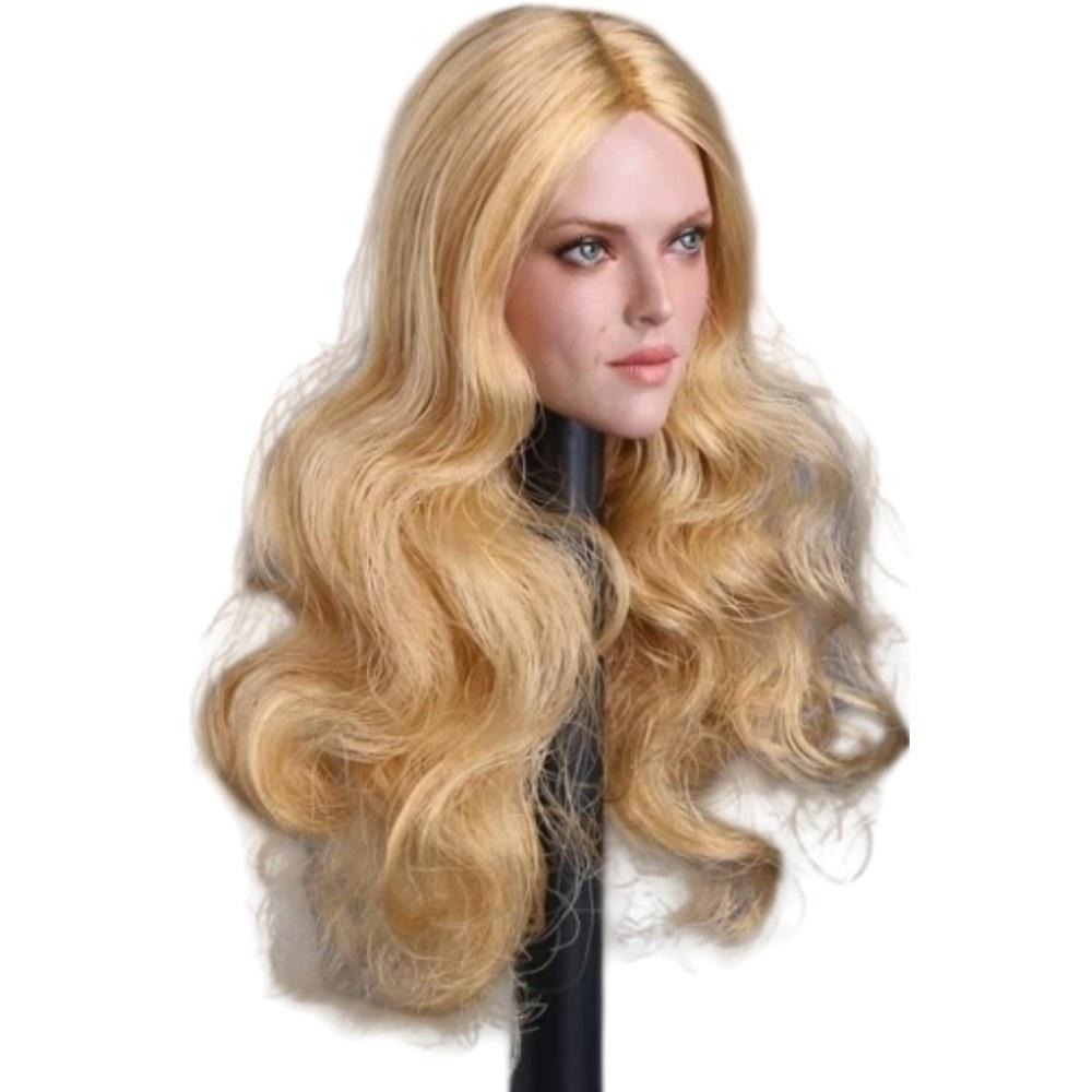 HiPlay GACTOYS 1/6 Female Action Figure Head Barbara Western Beauty Movable Painted GC009B