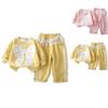 Kinder Freizeit Langarm Set, Bequeme Alltagsoutfits