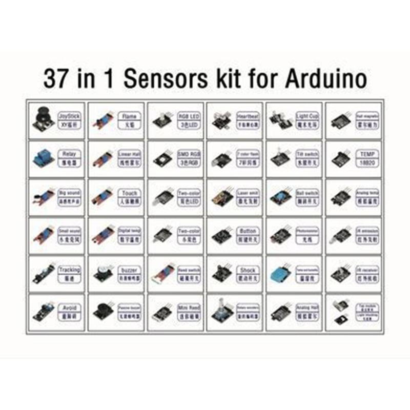 Buy For Arduino 45 in1 / 37 in1 Sensor Modules Starter Kit Sensors for ...