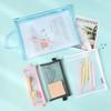 1pc Document Bag Folder for Documents Capacity A4 Zipper File Pocket Storage Organizer Office School Supply Waterproof