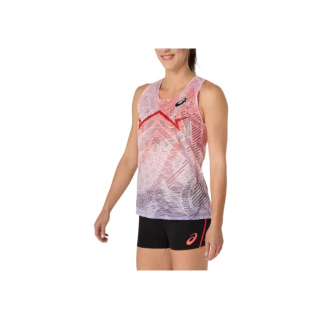 Asics Jacquard Mesh Texture Tank Top Women Tops 2092A532-605