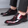 Duże Rozmiary Męskie Skórzane Buty Biznesowe Casualowe Buty Eleganckie Sznurowane Buty Oxfordy Buty Ślubne dla Mężczyzn Designerskie Buty Brogsy