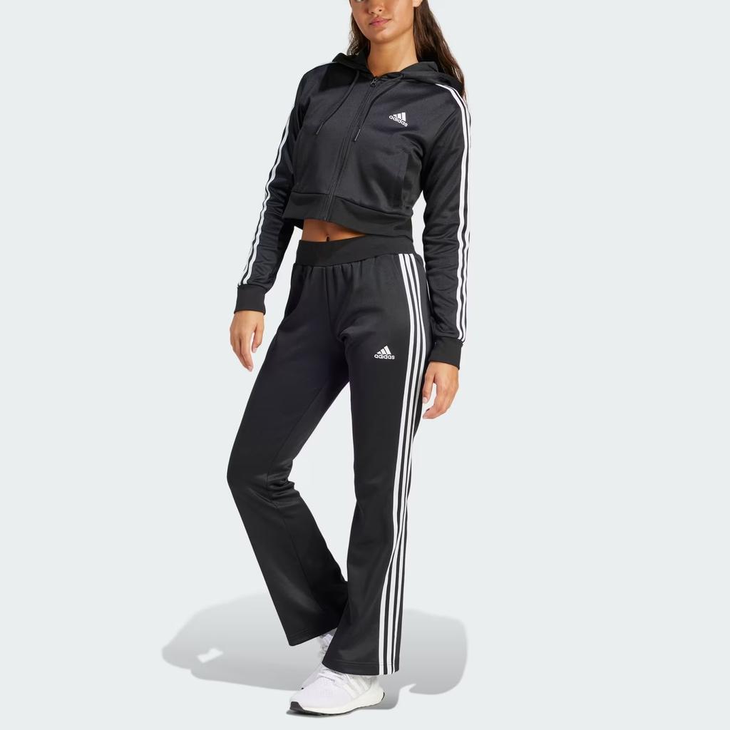 adidas Damen Glam Jogginganzug Schwarz IN1836