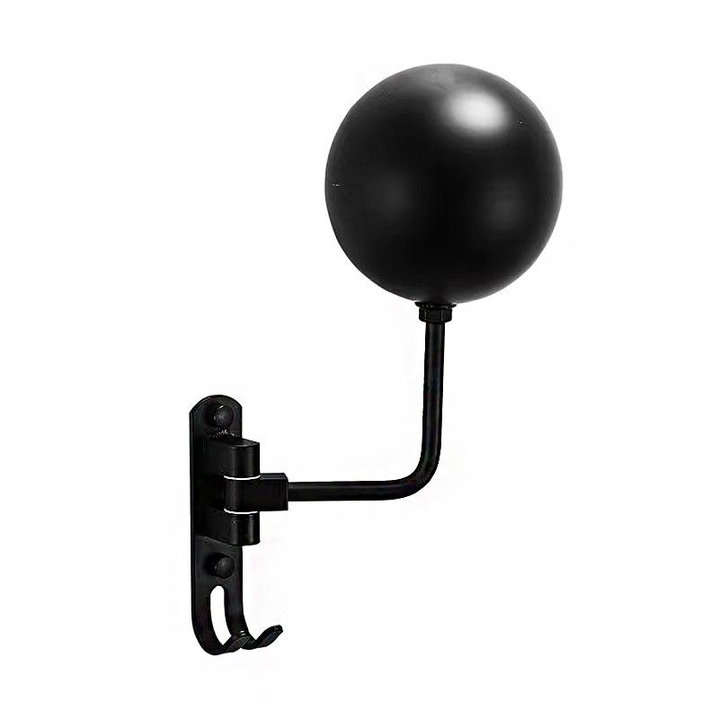 Wall-Mounted Punch-Free Motorcycle Helmet Rack: Anti-Deformation Hat Storage Display