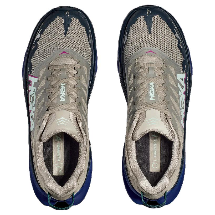 HOKA Torrent 4 Farro Ultramarine Men Sneakers Grey 1155115-FRRL
