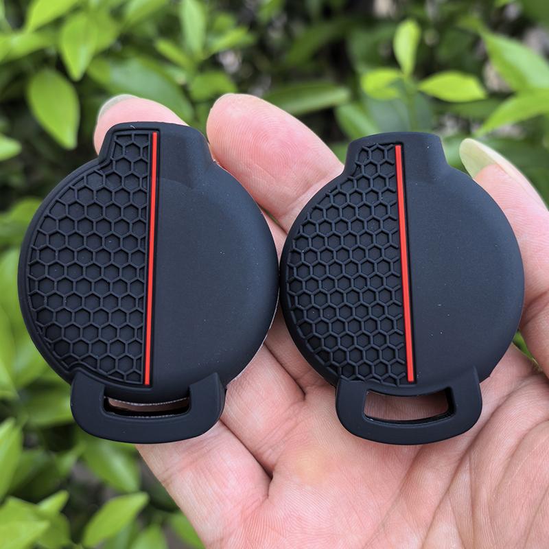 Silicone Car Key Case Cover Shell for Benz Brabus 451 for Benz Smart 450 City Coupe Cabrio Crossblade Fortwo Roadster K Forfour BX5