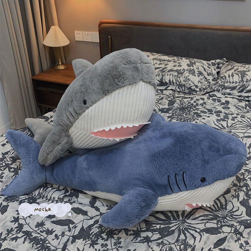 INS Trendy Narwhal Plush Toy Sofa Pillow - Large Shark Body Pillow Gift