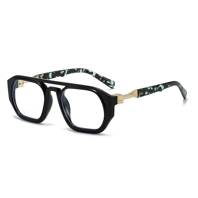 Trendy High-End Aviator Sunglasses for Men: Square European and American Fashion