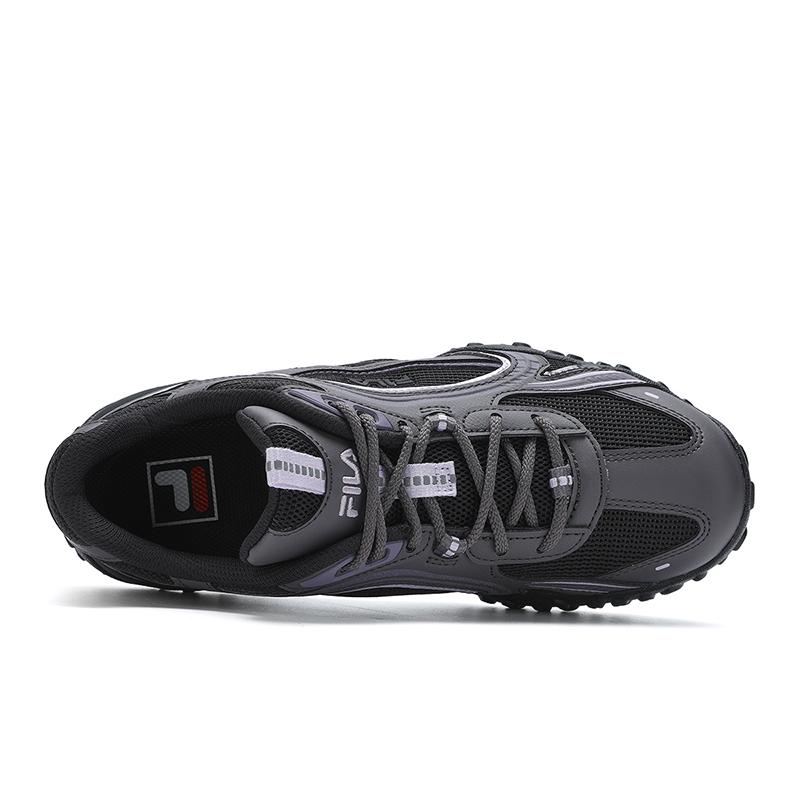 FILA Pebble Ballet Shoes Fashion Comfortable Versatile Durable Low-Top Running Shoes Women sneaker Gray White F12W512107FCW