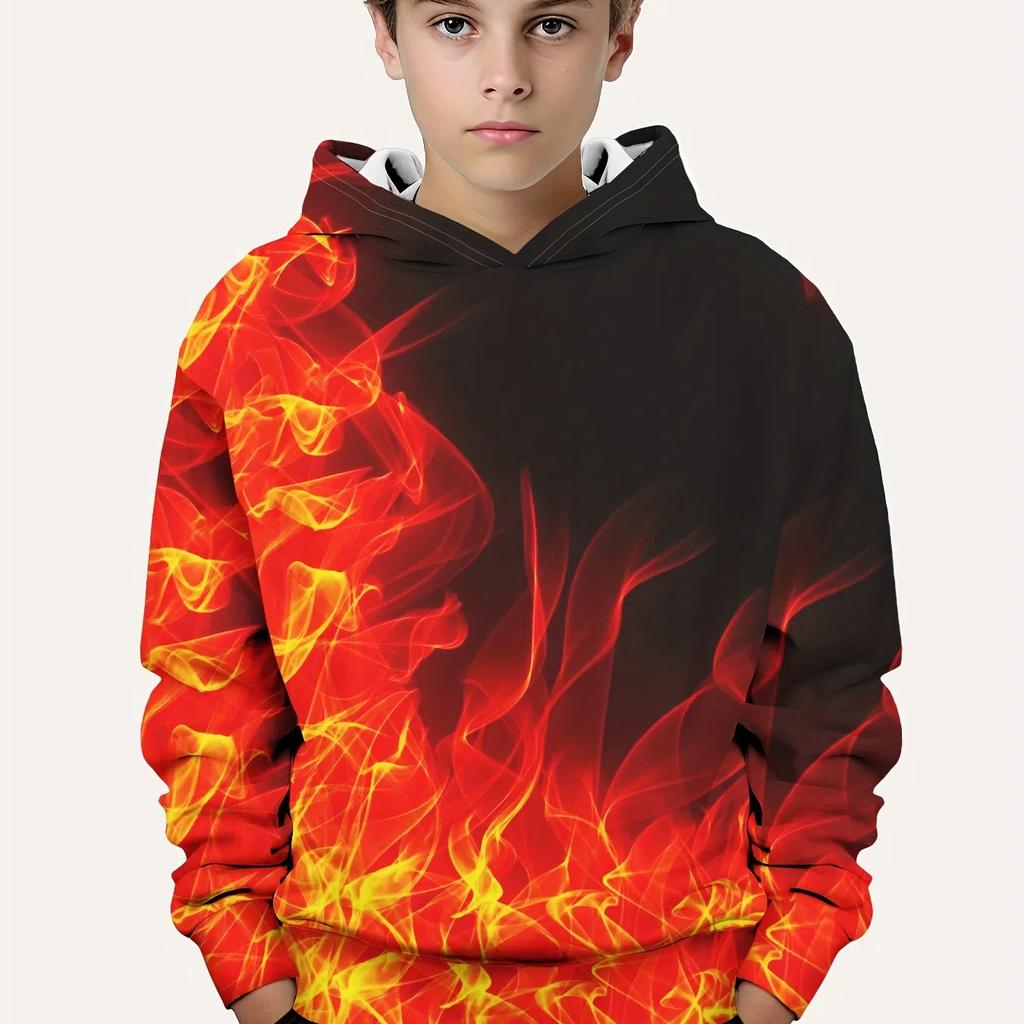 Pullover für Mädchen mit Cartoon-Meerjungfrauen-Print, langärmelig, trendig, süß, mit Kapuze, Oberteile, Kinder, Herbst/Winter, Kleidung, Geschenke