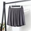 Women's summer modal shorts for outdoor wear, plus size, high-waisted, wide-leg, loose-fitting sleep pants, thin safety pants, casual pants