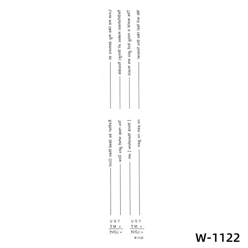 

Мультяшная тату-наклейка водостойкая маленькая свежая детская милая тату-наклейка 75 * 140MM (die)