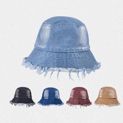Women's Spring and Summer Fashion Cowboy Fisherman Hat Casual Bucket Hats Outdoor Outing Sunscreen Sun Cap