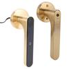 5 In 1 Multi Function Smart Door Entry Lock with Fingerprint Password IC Card for Tuya App Key Unlocking Gold Handle