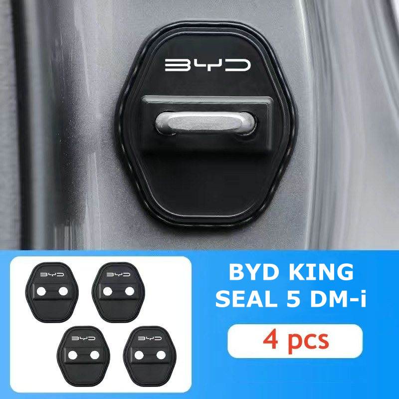 Для BYD KING SEAL 5 DMi Chazor 2025 2024 Автомобильные дверные замки Защитные силиконовые чехлы Аксессуары BYD KING SEAL 5